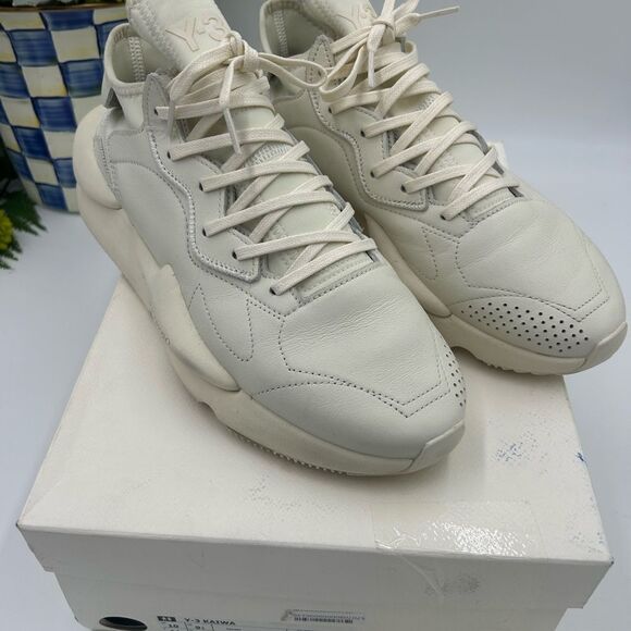 Men’s Adidas Y –3 kaiwa low top sneakers size 10 US - Picture 2 of 9